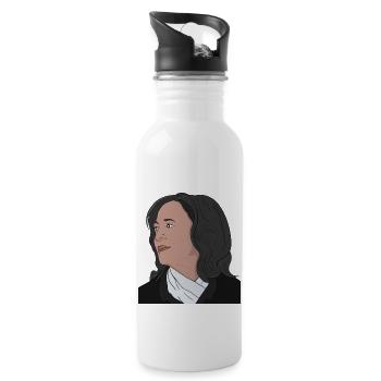 The incredible Kamala Harris - Water bottle with straw - white - Right
