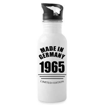 Fabriqué en Allemagne 1965 édition limitée - année de naissance - Gourde avec paille intégrée - blanc - Droite