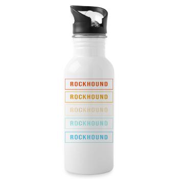 Geologist Geologist Geology Rock Stones Collecting - Water bottle with straw - white - Right