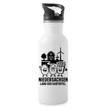 Potato Lower Saxony - Water bottle with straw - white - Right