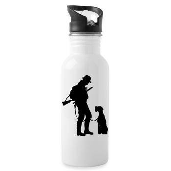 Hunter - Water bottle with straw - white - Right