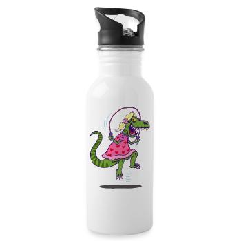 Camouflage for hunting - Water bottle with straw - white - Right