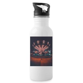 Old General Hospital - Water bottle with straw - white - Right