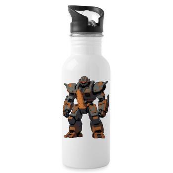 Robot X.I.T. - Water bottle with straw - white - Right