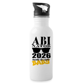 ABInator 2026 - Water bottle with straw - white - Right