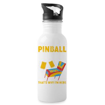 Flipper Pinball - Water bottle with straw - white - Right