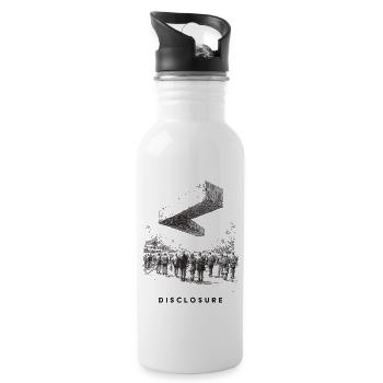 Triangle UFO - Water bottle with straw - white - Right