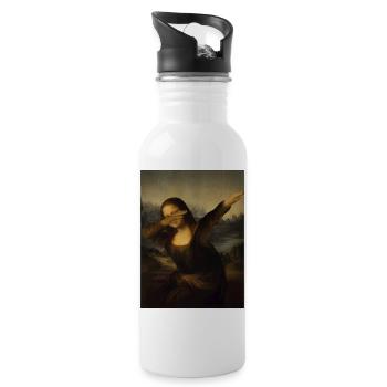 Joconde Dab Léonard de Vinci Joconde - Gourde avec paille intégrée - blanc - Droite