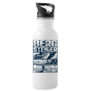 Mountaineer Summit Assault Retro - Water bottle with straw - white - Right