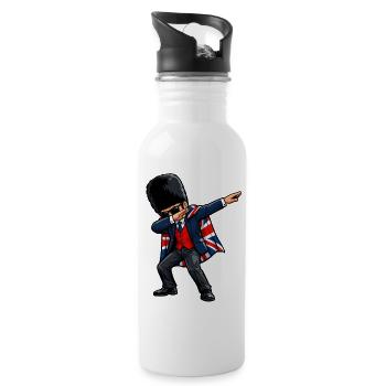 Dabbing Brite - Gourde avec paille intégrée - blanc - Droite