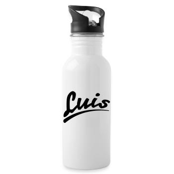 luis | Luis - Water bottle with straw - white - Right