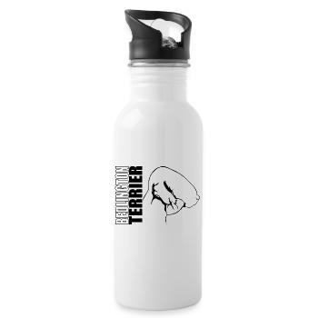 BEDLINGTON TERRIER Profil Chiens Wilsigns - Gourde avec paille intégrée - blanc - Droite