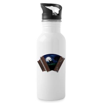 Styrian Accordion Moonlight | ZiachON! - Water bottle with straw - white - Right