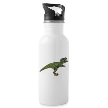 Tom T-Rex - Water bottle with straw - white - Right