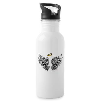 Ailes Ange Ailes Anges - Gourde avec paille intégrée - blanc - Droite