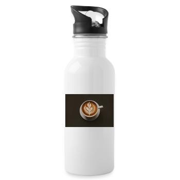The Coffee Bean Latte Art - Water bottle with straw - white - Right