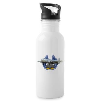 Model 307 Stratoliner - Trinkflasche mit integriertem Trinkhalm - Weiß - Rechts