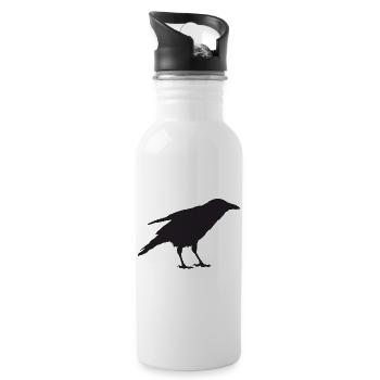 Crow II - Gourde avec paille intégrée - blanc - Droite