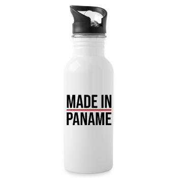 Made in Paname - Gourde avec paille intégrée - blanc - Droite