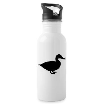 Duck - Water bottle with straw - white - Right