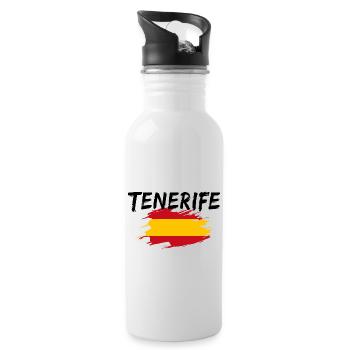 Tenerife Island Spain Tenerife - Water bottle with straw - white - Right