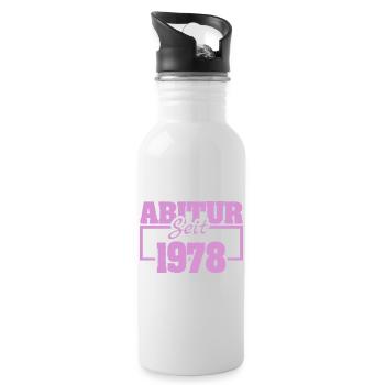 1978 - Water bottle with straw - white - Right