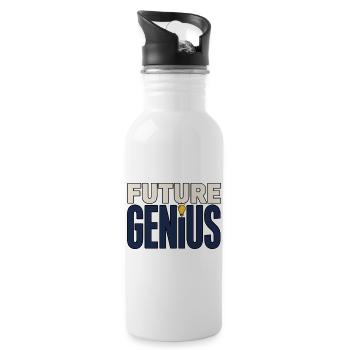 Student Motivation – Future Genius - Water bottle with straw - white - Right