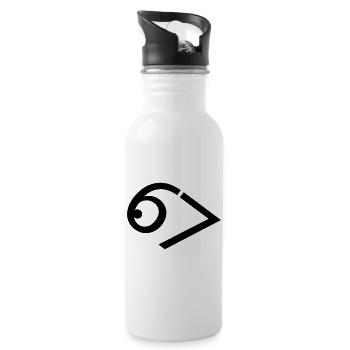 six seven - Water bottle with straw - white - Right