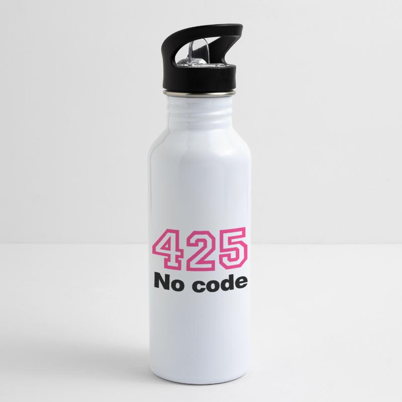 Error 425 No Code Trinkflasche mit integriertem Trinkhalm