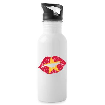 Kiss (Vietnam) - Water bottle with straw - white - Right