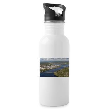 Rovaniemi - Water bottle with straw - white - Right