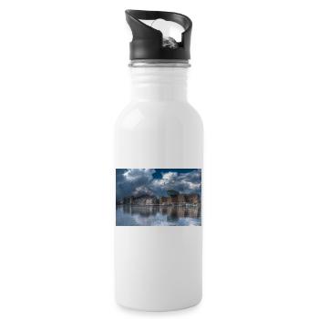 Berlin - Water bottle with straw - white - Right