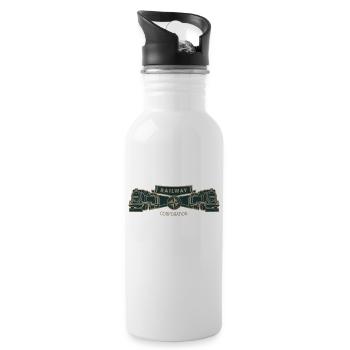 Railway Corporation - Water bottle with straw - white - Right