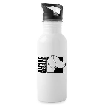 Alpine Dachsbracke Profile Dogs Dog Wilsigns - Water bottle with straw - white - Right