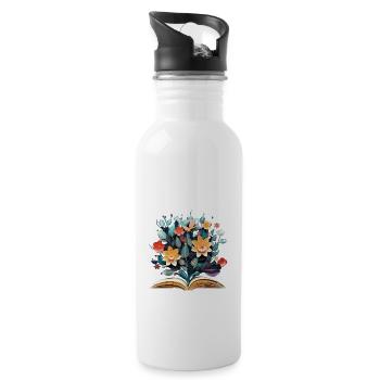 Page Spells - Water bottle with straw - white - Right