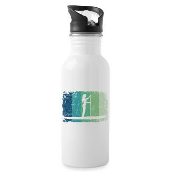 Stand Up Paddling Stand Up Board Sup - Trinkflasche mit integriertem Trinkhalm - Weiß - Rechts