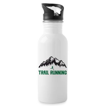 Trailrunning - Trinkflasche mit integriertem Trinkhalm - Weiß - Rechts