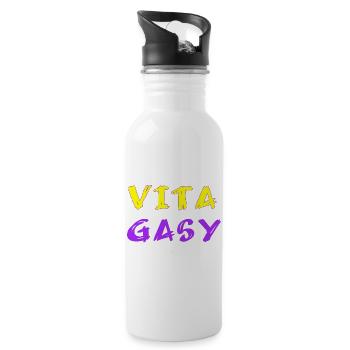 MDG Vita Gasy 01 - Gourde avec paille intégrée - blanc - Droite