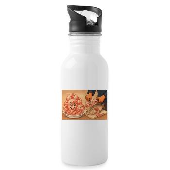 Struganina - Far North - Water bottle with straw - white - Right