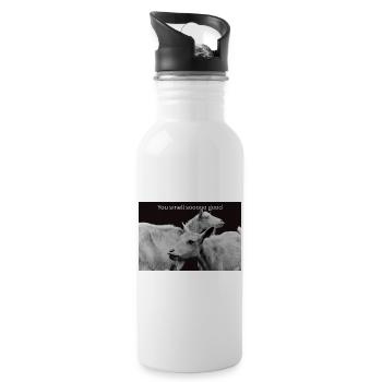 You smell so good - Water bottle with straw - white - Right