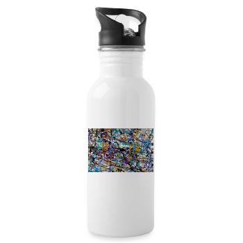 jschrjagjploeshroj - Water bottle with straw - white - Right