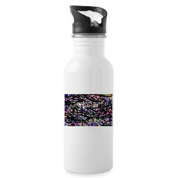Chujugi - Water bottle with straw - white - Right