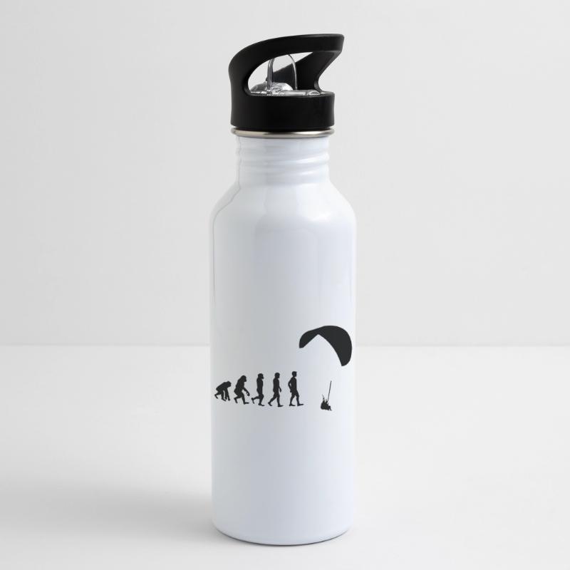 Evolution glider Water bottle with straw
