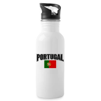 Portugal - Water bottle with straw - white - Right