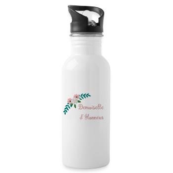 Bridesmaid - Bucolic Collection - Water bottle with straw - white - Right