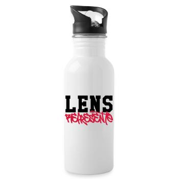 Lens Représente ! - Gourde avec paille intégrée - blanc - Droite