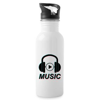 Music | Music | Beats - Water bottle with straw - white - Right