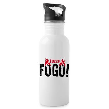 Fasso Fogo - Allume-feu - Gourde avec paille intégrée - blanc - Droite