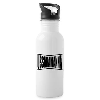 T-Shirt Ussaramanna T-Shirt Sardinien Geschenkidee - Trinkflasche mit integriertem Trinkhalm - Weiß - Rechts