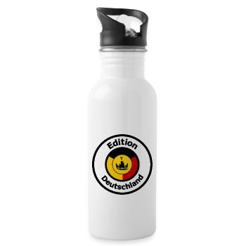 The Edition Germany - Water bottle with straw - white - Right